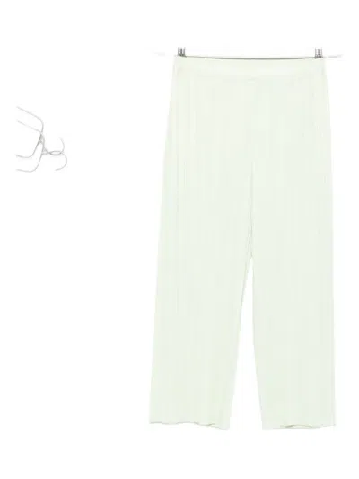 Issey Miyake Pleated Cropped Trousers