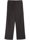 ISSEY MIYAKE PLEATED CROPPED TROUSERS