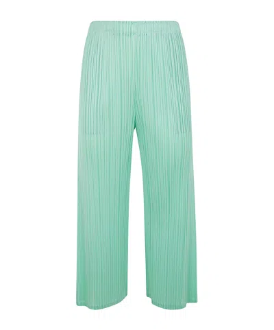 ISSEY MIYAKE PLEATS PLEASE ISSEY MIYAKE PLEATED WIDE-LEG TROUSERS