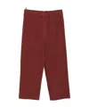 Issey Miyake Homme Plisse'  Men Pleated Trousers In Red