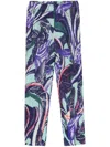 Issey Miyake Tardivo Pleated Trousers In Violet