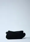 Issey Miyake Pleated Crossbody Bag In Black