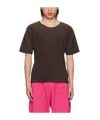 Issey Miyake Brown Monthly Color June T-shirt In Black
