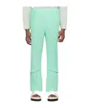 Issey Miyake Green Aerial Trousers In Green