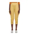 Issey Miyake Pleated Detail Casual Pants In Yellow