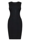 Issey Miyake Pleated Dress In Blue