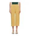Issey Miyake Beige Monthly Colors August Trousers In Yellow