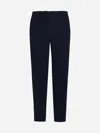 Issey Miyake Pleated Fabric Trousers In Blue