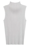 ISSEY MIYAKE PLEATED FUNNEL NECK TOP