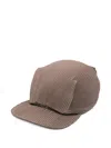 Issey Miyake Pleated Hat In Brown