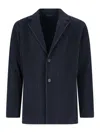 Issey Miyake Textured Pleated Lapel Jacket