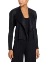 Issey Miyake Pleated Jacket In Black