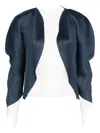 Issey Miyake Pleated Jacket In Blue