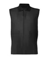 Issey Miyake Pleated Knit Polo Shirt In Black