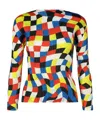 Issey Miyake Multicolor Dancing Square Top In Multi