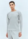 ISSEY MIYAKE PLEATED LONG-SLEEVE TOP