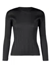 Issey Miyake Black Monthly Colors February Long Sleeve T-shirt In Black