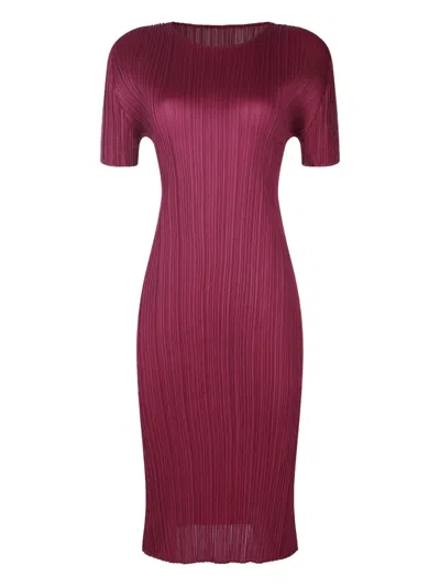 Issey Miyake Pleated Midi Dress