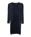 Issey Miyake Pleated Open-front Cardigan