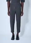 Issey Miyake Pleated Pants In Gray