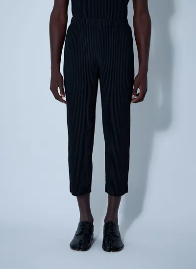 Issey Miyake Pleated Pants In Black