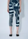 Issey Miyake Pleated Pants In Blue
