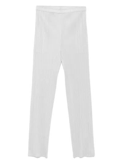 Issey Miyake Gray Monthly Colors January Trousers In 10 Light Gray
