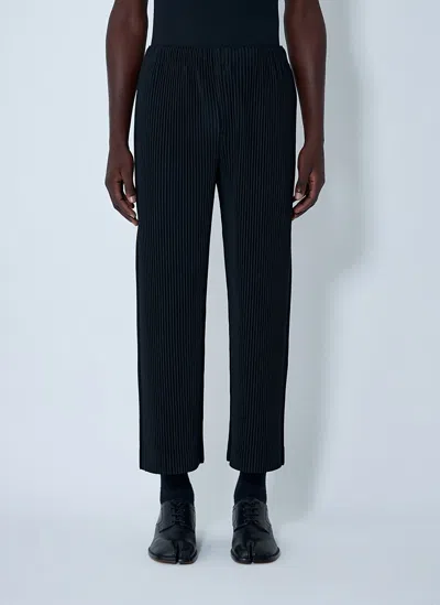 Issey Miyake Pleated Pants In Blue
