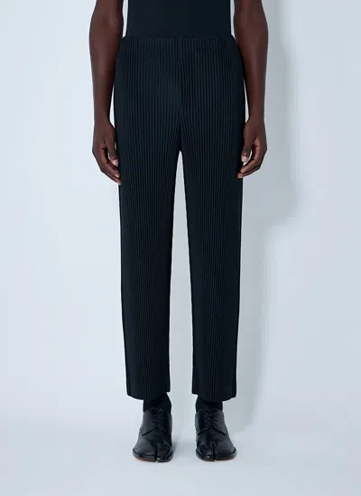 Issey Miyake Pleated Pants In Black