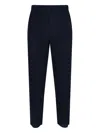 Issey Miyake Pleated Pants In Blue