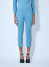 Issey Miyake Pleated Pants In Blue