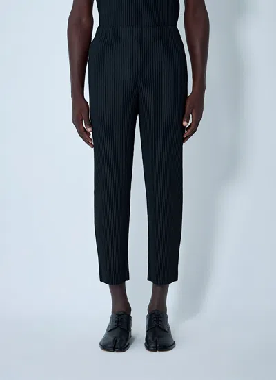 Issey Miyake Pleated Pants In Black