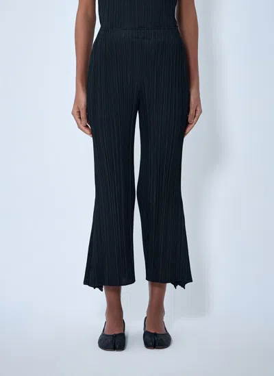 Issey Miyake Pleated Trousers In Black