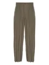 Issey Miyake Pleated Pants In Green