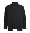 Issey Miyake Pleated Pocket Panel Jacket In Black