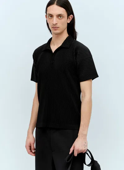 ISSEY MIYAKE PLEATED POLO SHIRT
