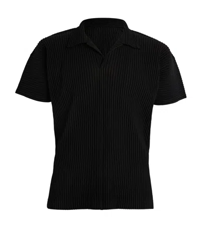 ISSEY MIYAKE PLEATED POLO SHIRT