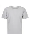 Issey Miyake Homme Plisse'  Men Long Sleeve Roundneck T-shirt In Gray