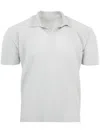 Issey Miyake Short-sleeved Polo Neck T-shirt In Grey