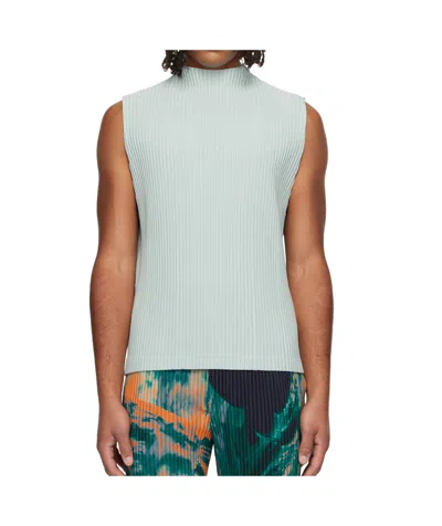 ISSEY MIYAKE PLEATED POLYESTER KNITTED VEST