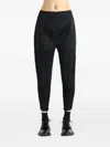 Issey Miyake Thicker Bottoms 2 Pleated Trousers In Black