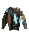 Issey Miyake Agate Long-sleeved Cardigan In Blue