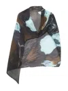 Issey Miyake Pleated Scarf In Multi