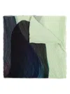Issey Miyake Pleated Scarf In Green