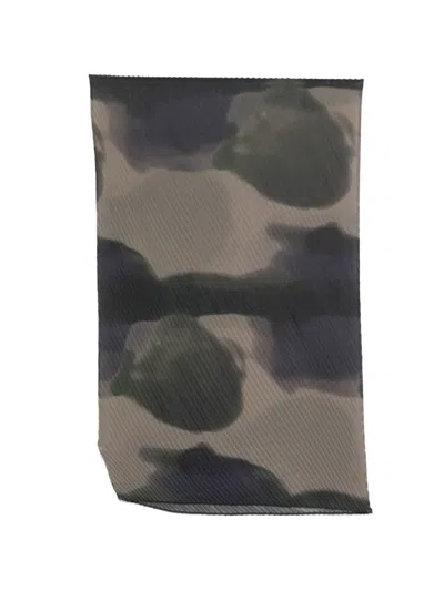 Issey Miyake Pleated Scarf In Multi