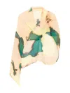 Issey Miyake Pleated Scarf In Neutral