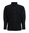 Issey Miyake Pleated Shirt In Black