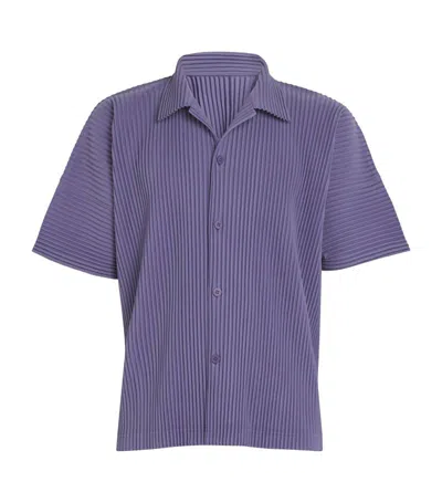 Issey Miyake Purple Monthly Color July Shirt In 82-gray Purple