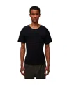 Issey Miyake Black Basics T-shirt In Black