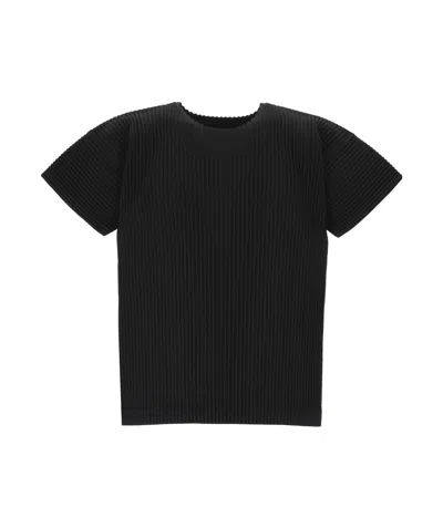 ISSEY MIYAKE PLEATED SHORT-SLEEVED T-SHIRT